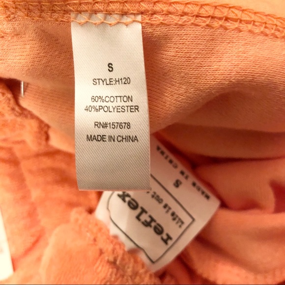 Reflex NWT French Terry Cloth lounge high waist drawstring Shorts with pockets - Picture 6 of 6